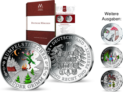 „Die schönsten Märchen der Brüder Grimm“ – gewürdigt in echtem Silber!